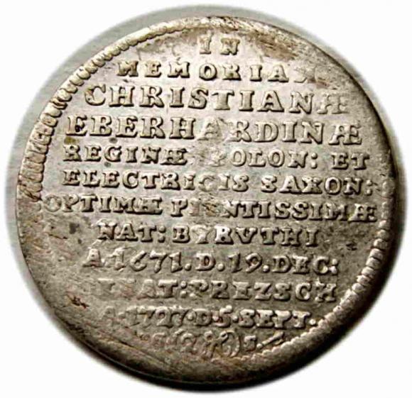 Dwugrosz 1727 August II Mocny Sas Drezno (2)