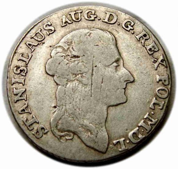 1 złoty 1793 Stanisław August Poniatowski Warszawa (1)