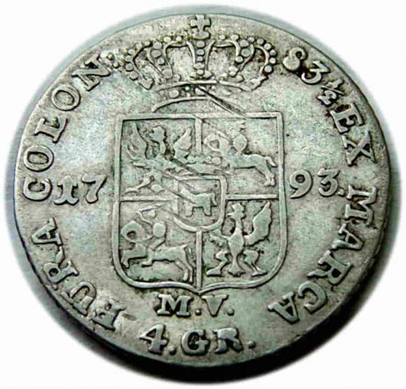 1 złoty 1793 Stanisław August Poniatowski Warszawa (2)