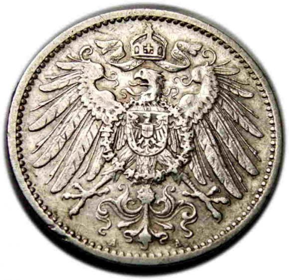 1 marka 1901 Wilhelm II Hohenzollern Niemcy Berlin (2)