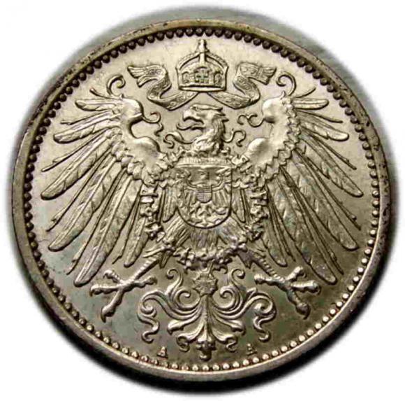 1 marka 1911 Wilhelm II Hohenzollern Niemcy Berlin (2)