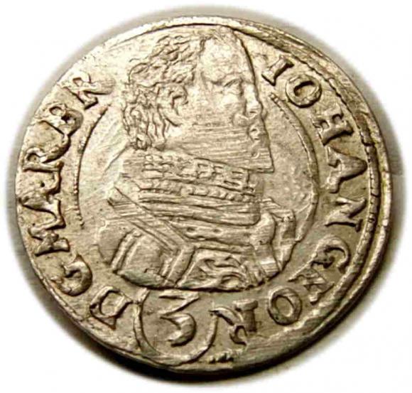 3 krajcary 1618 Jan Jerzy Hohenzollern Księstwo Karniowskie Karniów (1)