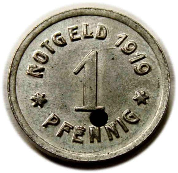 1 fenig 1919 Gryfów Śląski Greiffenberg (1)
