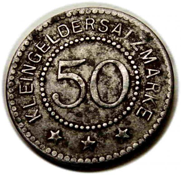 50 fenigów Kamienna Góra Landeshut (1)