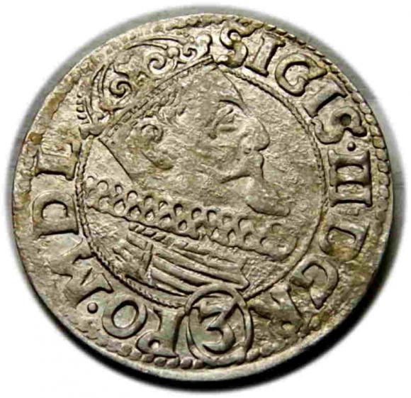 3 krajcary 1616 Zygmunt III Waza Kraków (1)