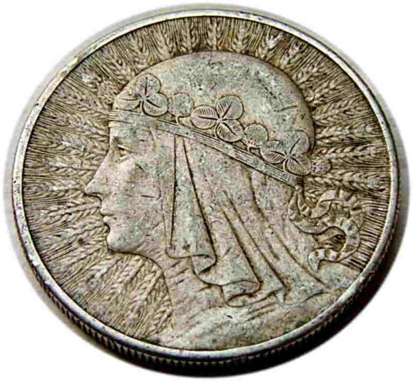 10 złotych 1932 Głowa kobiety (1)