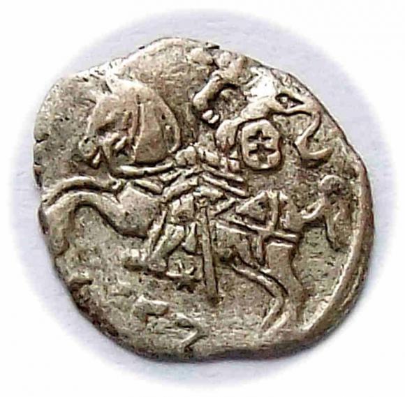 Denar 1557 Zygmunt II August Wilno (1)