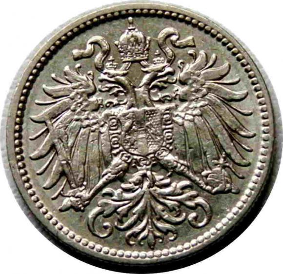 10 halerzy 1908 Austro - Węgry (2)