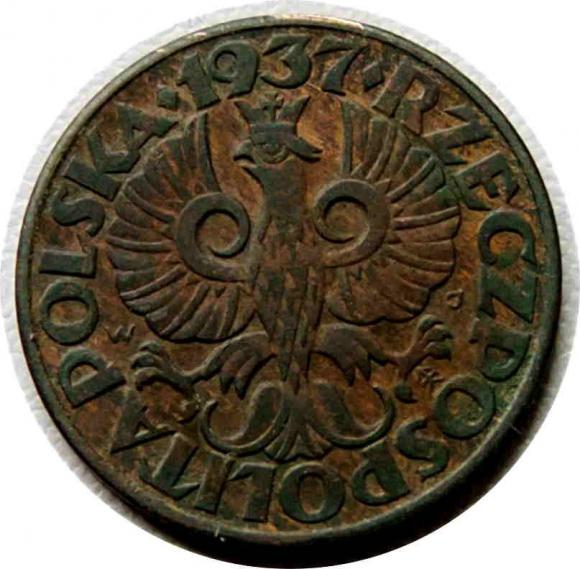 5 groszy 1937 II RP Warszawa (2)