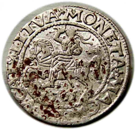 Półgrosz 1561 Zygmunt II August Wilno (1)