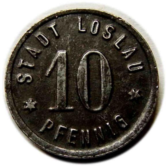 10 fenigów 1918 Wodzisław Śląski / Loslau (2)