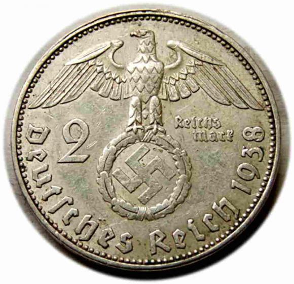2 marki 1938 E Niemcy Muldenhutten (2)