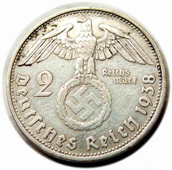 2 marki 1938 Niemcy Karlsruhe  (2)