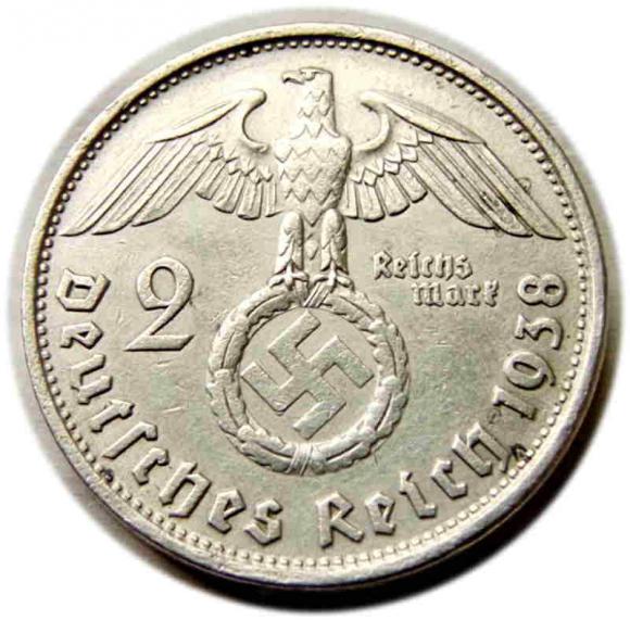 2 marki 1938 Niemcy Wiedeń (2)