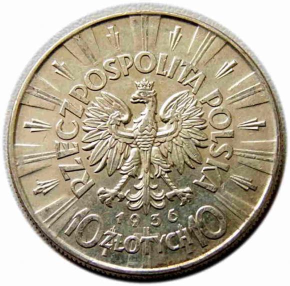 10 złotych 1936 Józef Piłsudski Warszawa (2)