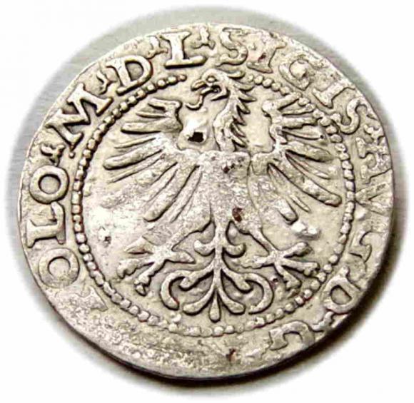 Półgrosz 1564 Zygmunt II August Wilno (2)