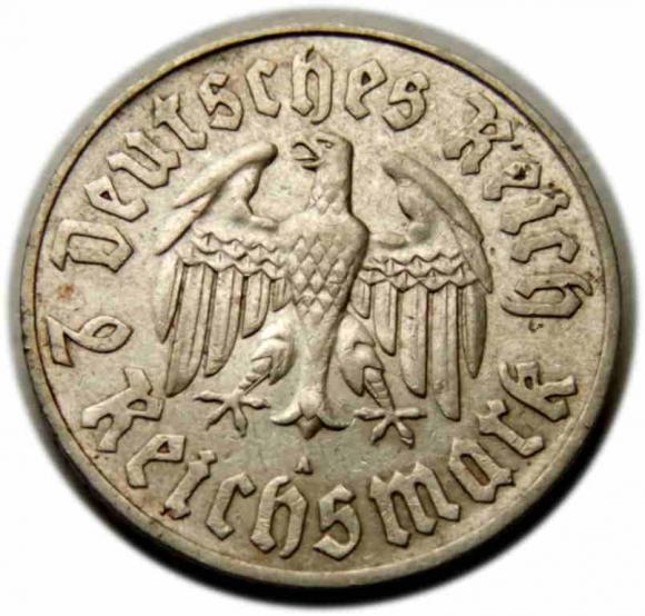 2 marki 1933 Marcin Luter Niemcy Berlin  (2)