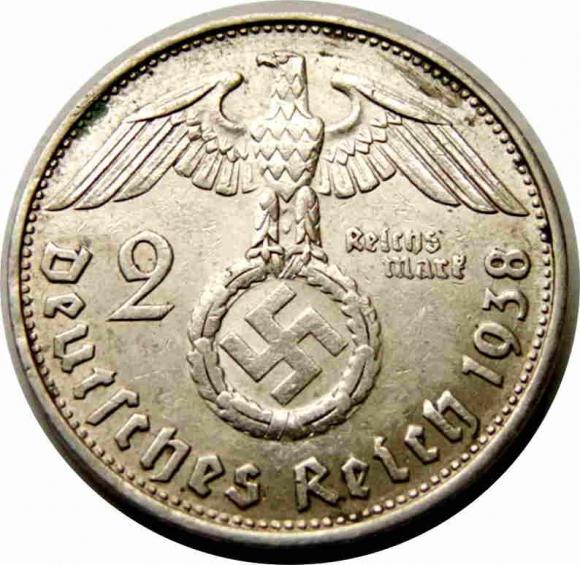 2 marki 1938 B Niemcy Wiedeń (2)