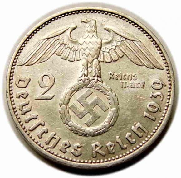 2 marki 1939 Niemcy Hamburg (2)