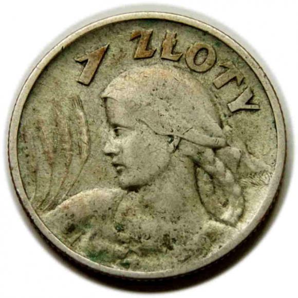 1 złoty 1925 Kobieta z kłosami II RP Londyn (1)