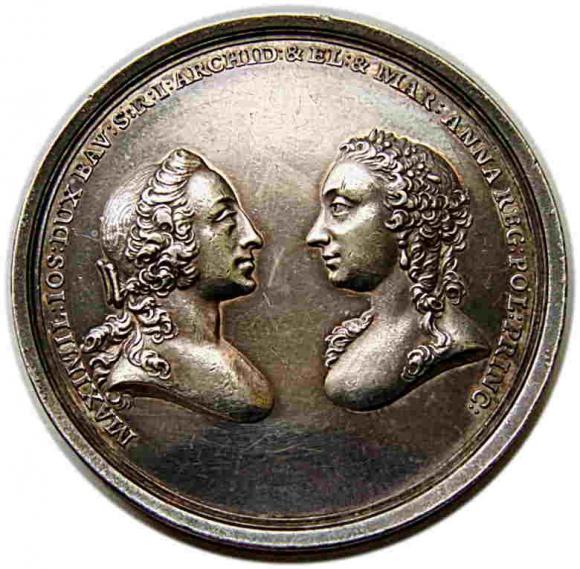 Medal 1747 Augustus III Sas (1)