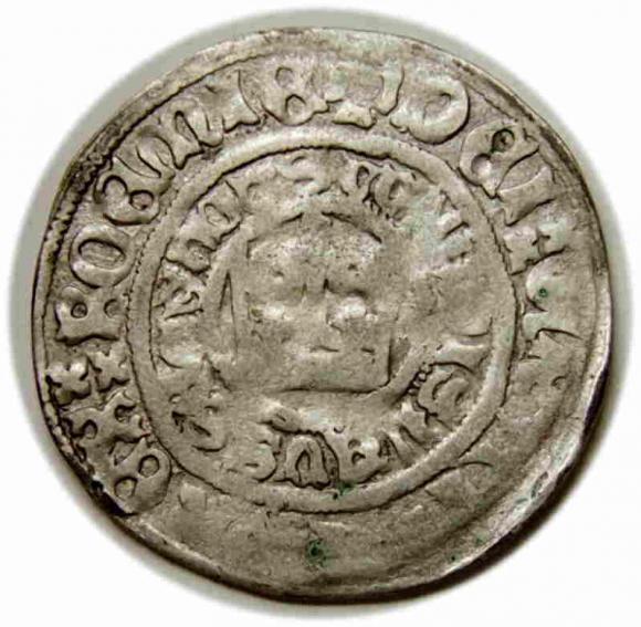 Grosz praski Władysław II Jagiellończyk Czechy (1)