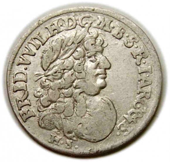 Szóstak 1683 Fryderyk Wilhelm Prusy Królewiec (1)