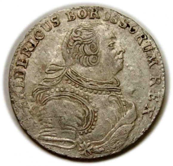 Szóstak 1756 Fryderyk II Wielki Prusy Królewiec (1)