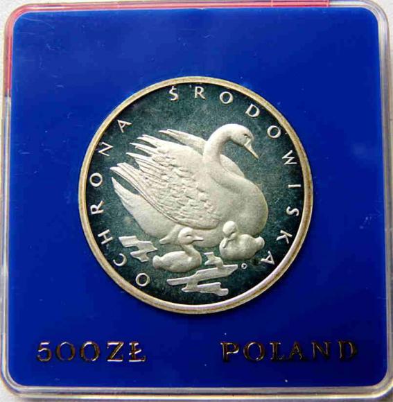 500 złotych 1984 PRL Łabędzie (1)