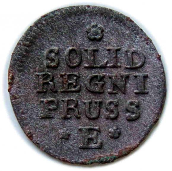 Szeląg 1769 Fryderyk II Wielki Prusy Królewiec (1)