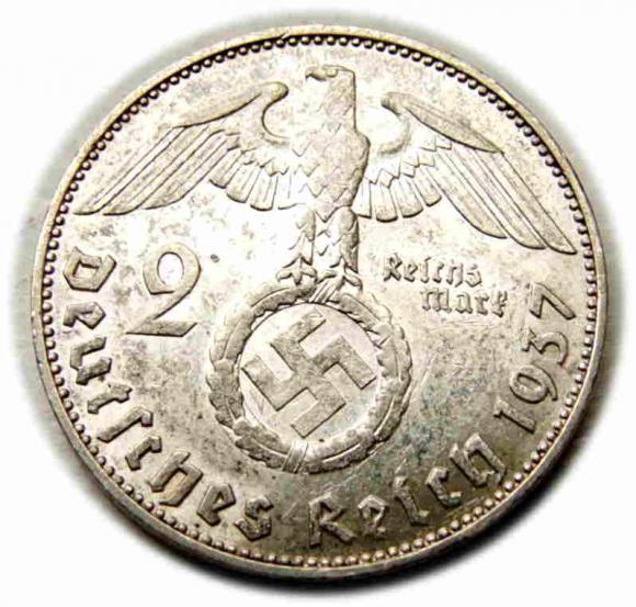 2 marki 1937 Niemcy Hamburg (2)