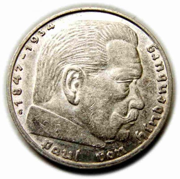 2 marki 1937 J Niemcy Karlsruhe  (1)
