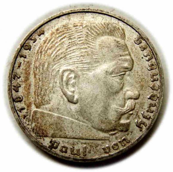 2 marki 1939 F Niemcy Stuttgart (1)