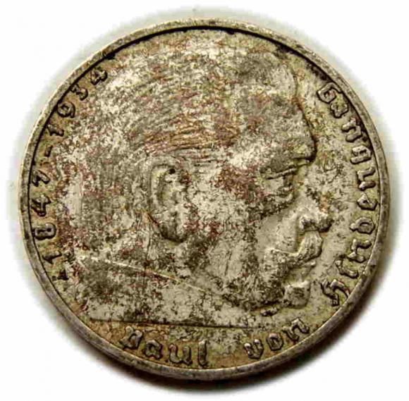 2 marki 1938 A Berlin Niemcy srebro (1)