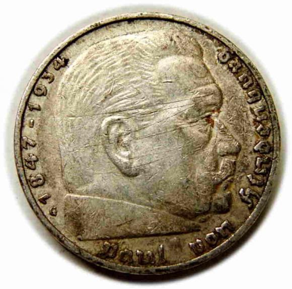 5 marek 1935 G Karlsruhe Niemcy srebro (1)