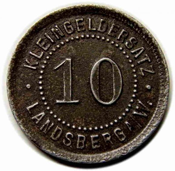 10 fenigów Gorzów Wielkopolski Landsberg a. Warthe  (1)