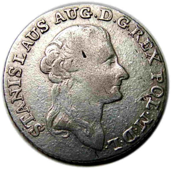 Złotówka 1793 Stanisław August Poniatowski Warszawa (1)