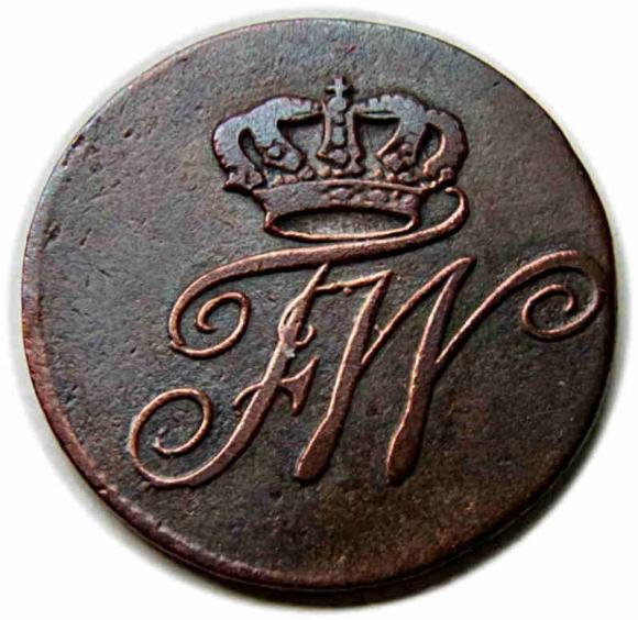1/2 krajcara 1797 Fryderyk Wilhelm II Śląsk Wrocław (2)