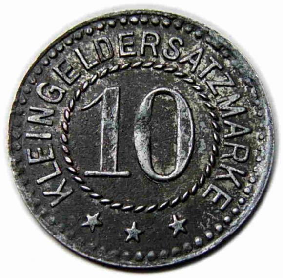 10 fenigów 1918 Koźmin Koschmin (1)