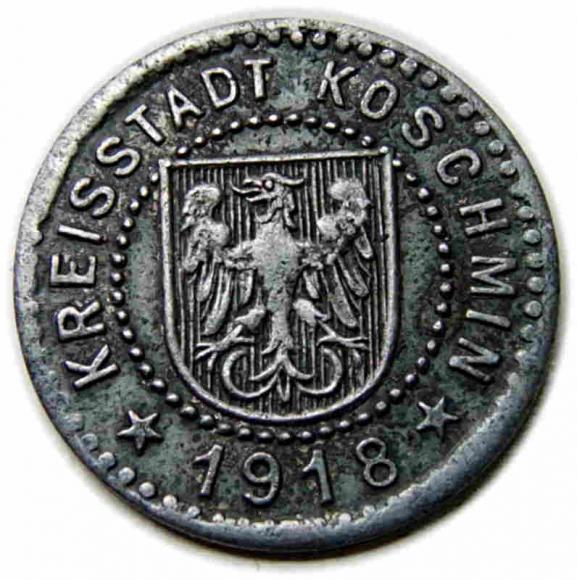 10 fenigów 1918 Koźmin Koschmin (2)