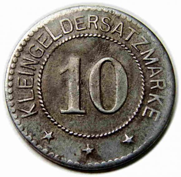 10 fenigów Kamienna Góra Landeshut (1)