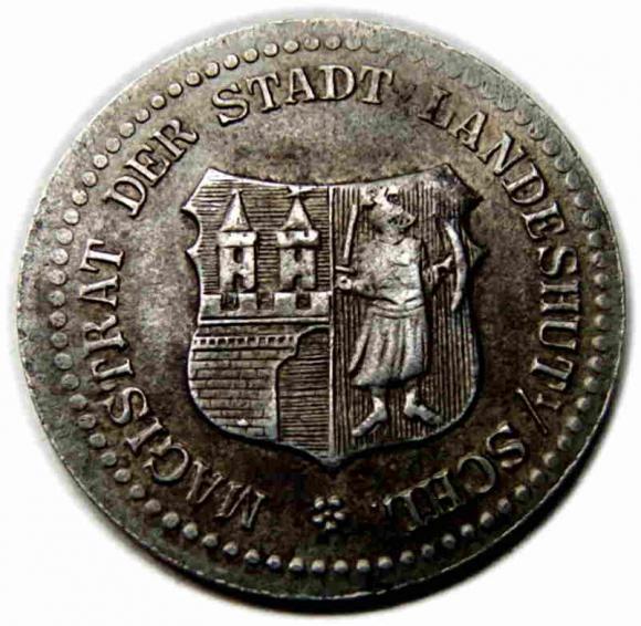 10 fenigów Kamienna Góra Landeshut (2)