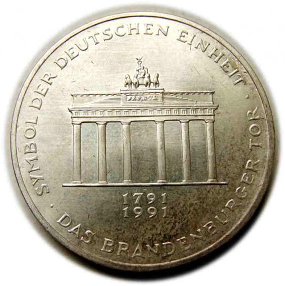 10 marek 1991 Brama Brandenburska Niemcy (1)