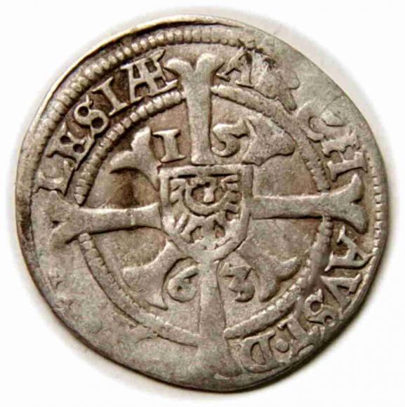 1 krajcar 1563 Ferdynand I Habsburg Wrocław (1)