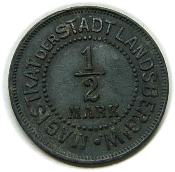 1/2 marki Gorzów Wielkopolski / Landsberg a. Warthe (2)