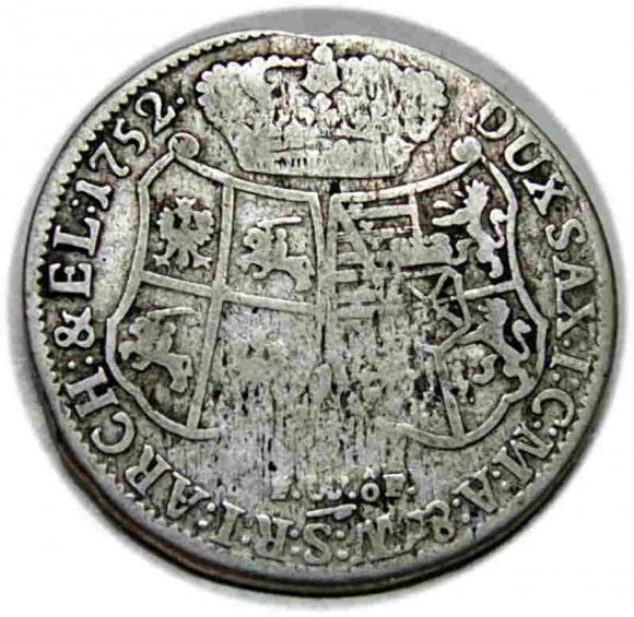 1/3 talara 1752 August III Drezno (2)