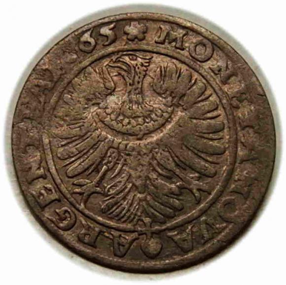 6 krajcarów 1665 Chrystian Wołowski Księstwo Brzesko - Legnickio - Wołowskie Brzeg (2)