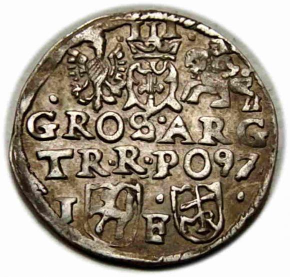 Trojak 1597 Zygmunt III Waza Lublin (2)