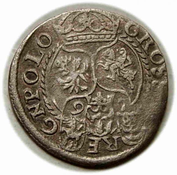 Grosz 1597 Zygmunt III Waza Poznań (2)