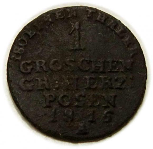 Grosz 1816 Fryderyk Wilhelm III Wielkie Księstwo Poznańskie Berlin (1)